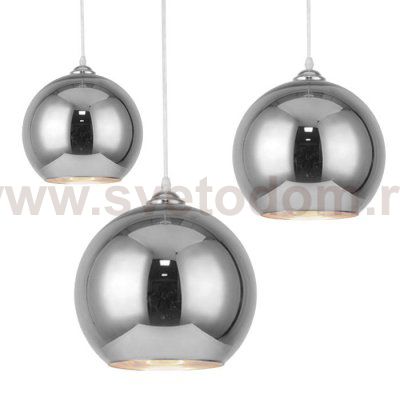 Подвесной светильник SILVER mirror shade modern pendant Loft Concept 40.2201