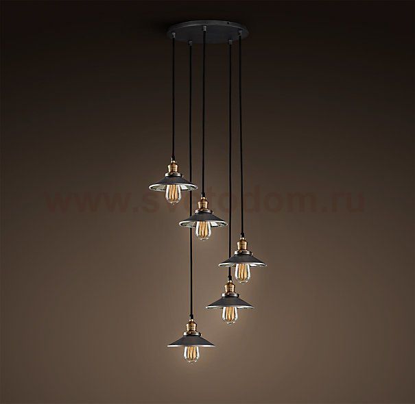 Люстра Loft Cone Pendant Reflector 5 Loft Concept 40.220