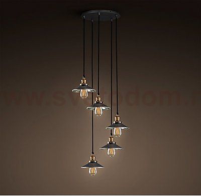 Люстра Loft Cone Pendant Reflector 5 Loft Concept 40.220