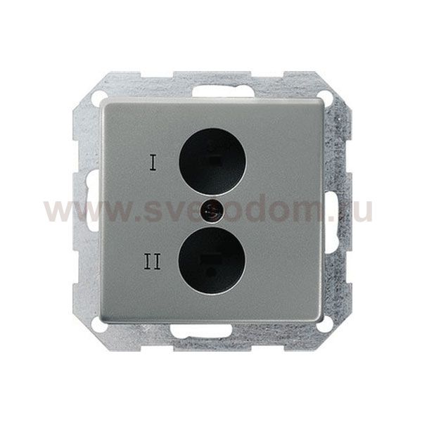 Gira E22 Сталь Аудиорозетка (G40220)
