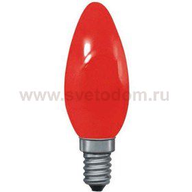 Лампа красная свеча Paulmann 40221