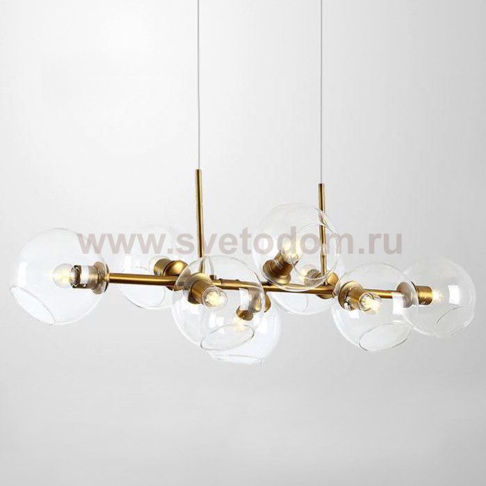 Люстра Staggered Glass Chandelier 8 Loft Concept 40.2211