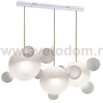 Светильник LED design BUBBLE LAMP rectangle 14 white glass rectangle Loft Concept 40.2215-0