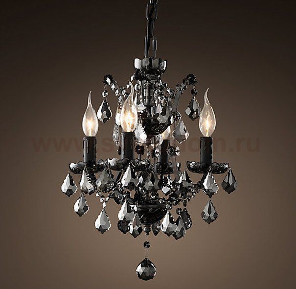 Люстра 19TH C. ROCOCO IRON & Smok CRYSTAL 4 Loft Concept 40.2227