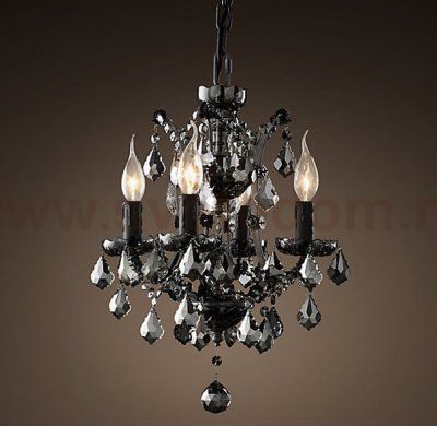 Люстра 19TH C. ROCOCO IRON & Smok CRYSTAL 4 Loft Concept 40.2227