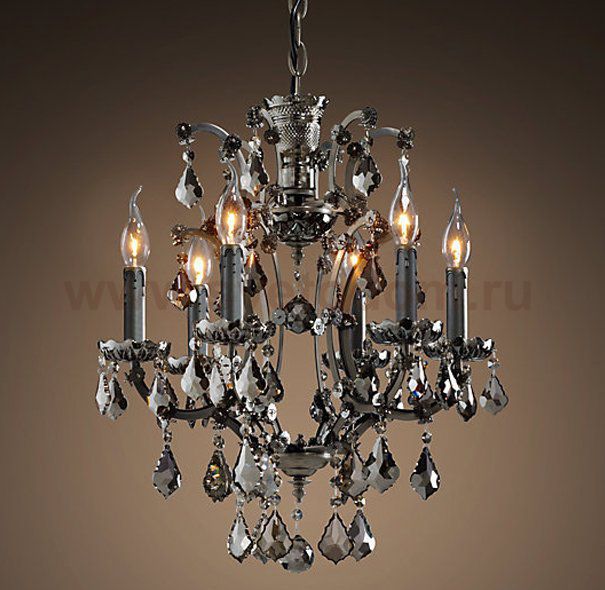 Люстра 19TH C. ROCOCO IRON & Smok CRYSTAL 6 Loft Concept 40.2228