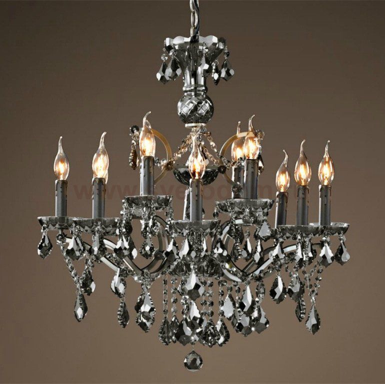 Люстра 19TH C. ROCOCO IRON & Smok CRYSTAL 12 Loft Concept 40.2229