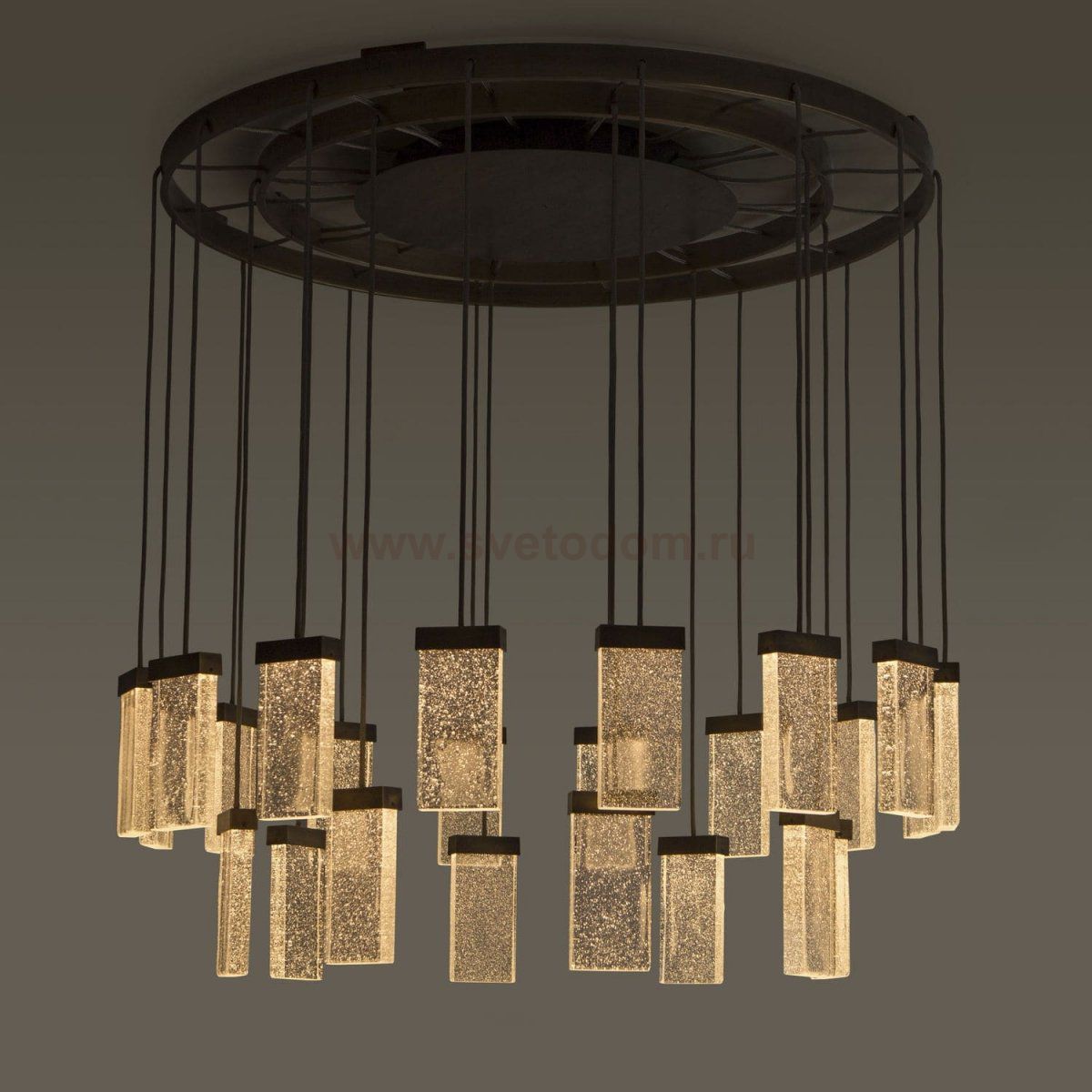 Люстра massif central 24 GRAND CRU CONTEMPORARY CHANDELIER GLASS Loft Concept 40.2290