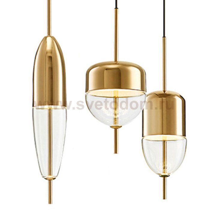 Подвесной светильник Nao Tamura Flow GOLD Loft Concept 40.2311-0