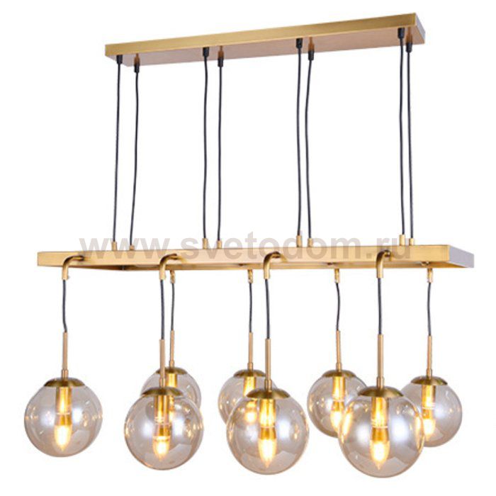 Люстра Bistro Globe Rectangle Smok Loft Concept 40.2348