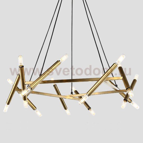 Подвесной светильник JONATHAN BROWNING Le Pentagone Chandelier 20 Light Loft Concept 40.2364