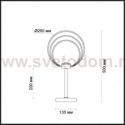 Настольная лампа Odeon light 4024/46TL ALFI
