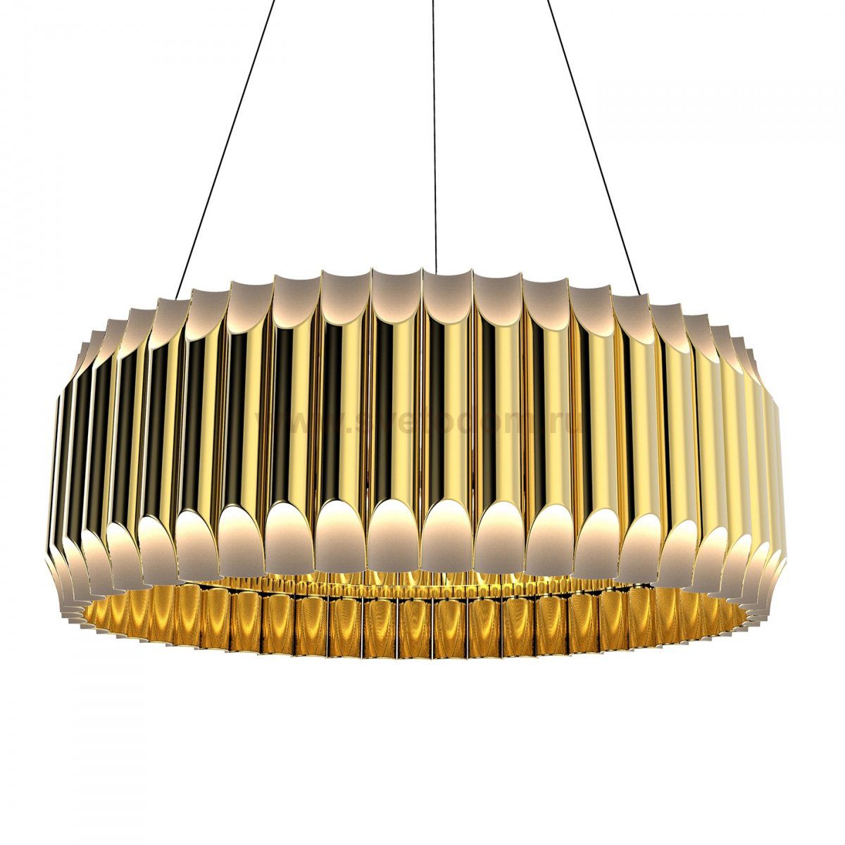Люстра GALLIANO ROUND SUSPENSION LIGHT by DELIGHTFULL Gold Loft Concept 40.2408