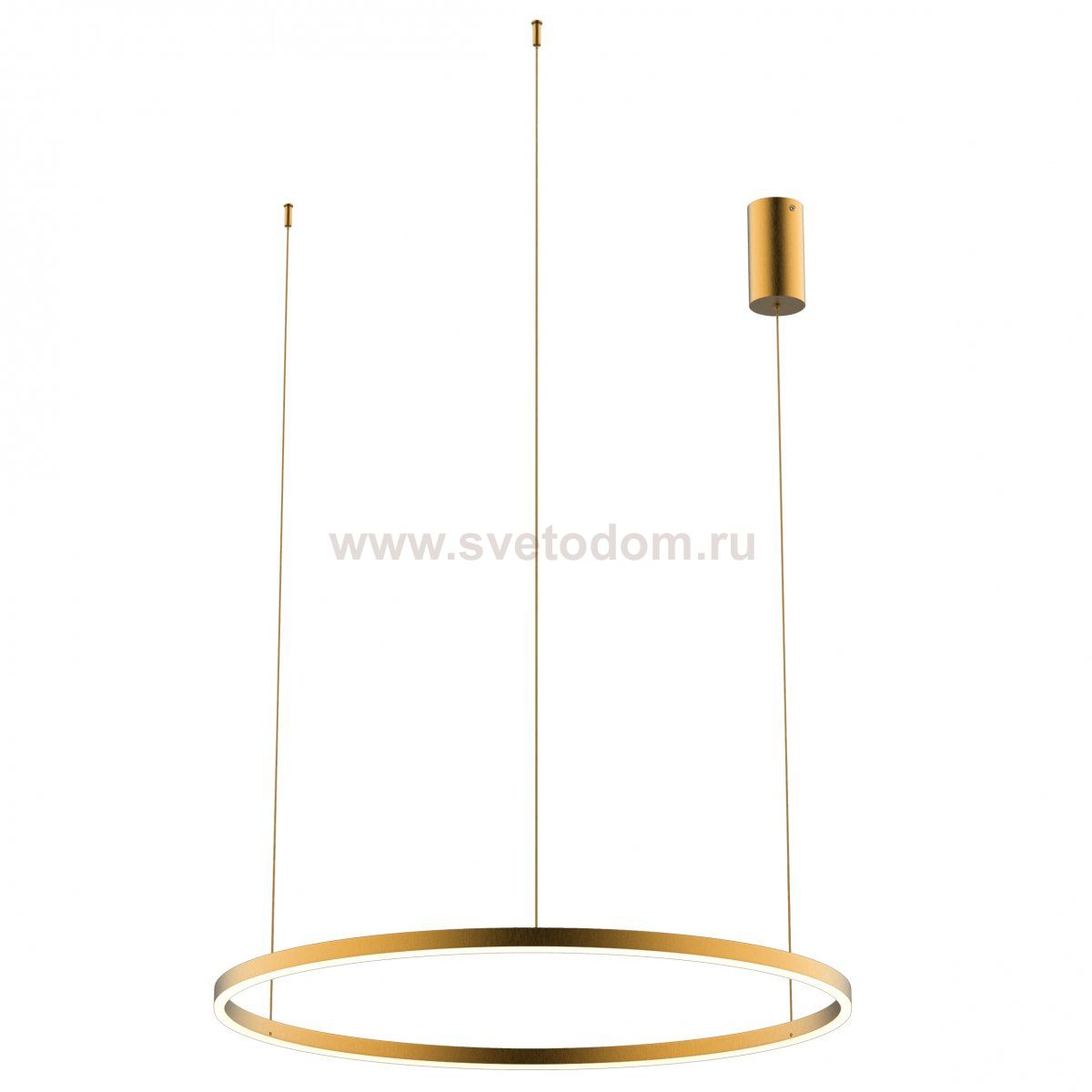 Ring Horizontal brushed gold Loft Concept 40.2420
