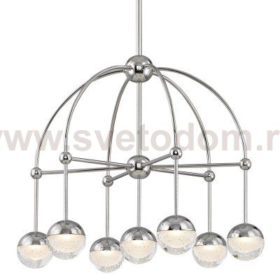 Люстра Hudson Valley 1227-PN Boca Led Chandelier In Polished Nickel Loft Concept 40.2430
