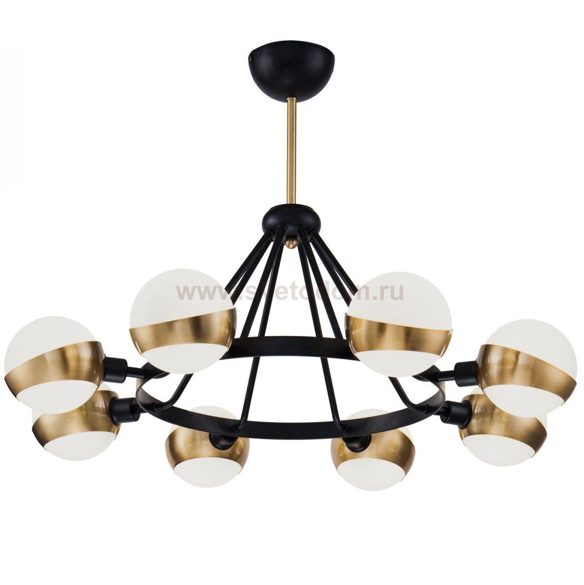 Люстра Hold Ball Brass Chandelier 8 Loft Concept 40.2457
