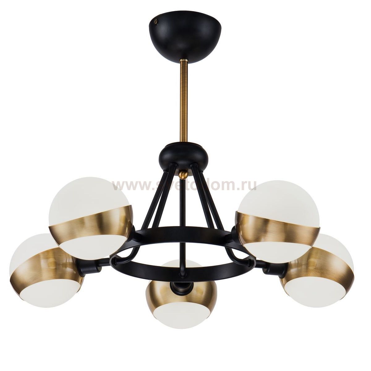 Люстра Hold Ball Brass Chandelier 5 Loft Concept 40.2458