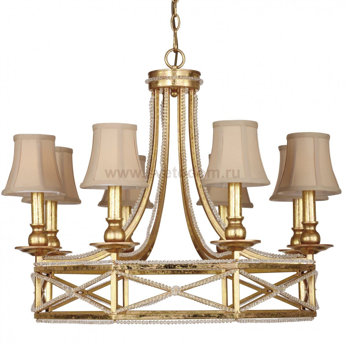 Люстра Foiling Spider Web Gold 8 Loft Concept 40.2472