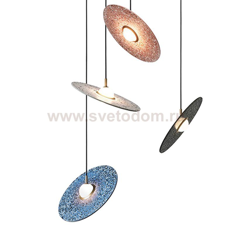 Подвесной светильник Stone Disc Haning Pendant Loft Concept 40.2475