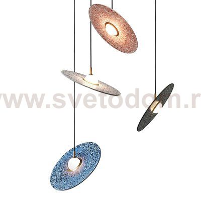 Подвесной светильник Stone Disc Haning Pendant Loft Concept 40.2475