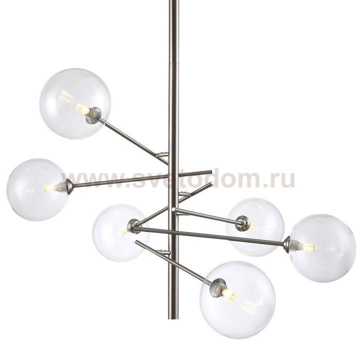 Люстра Gallotti & Radice Straight Nickel 6 Loft Concept 40.2490
