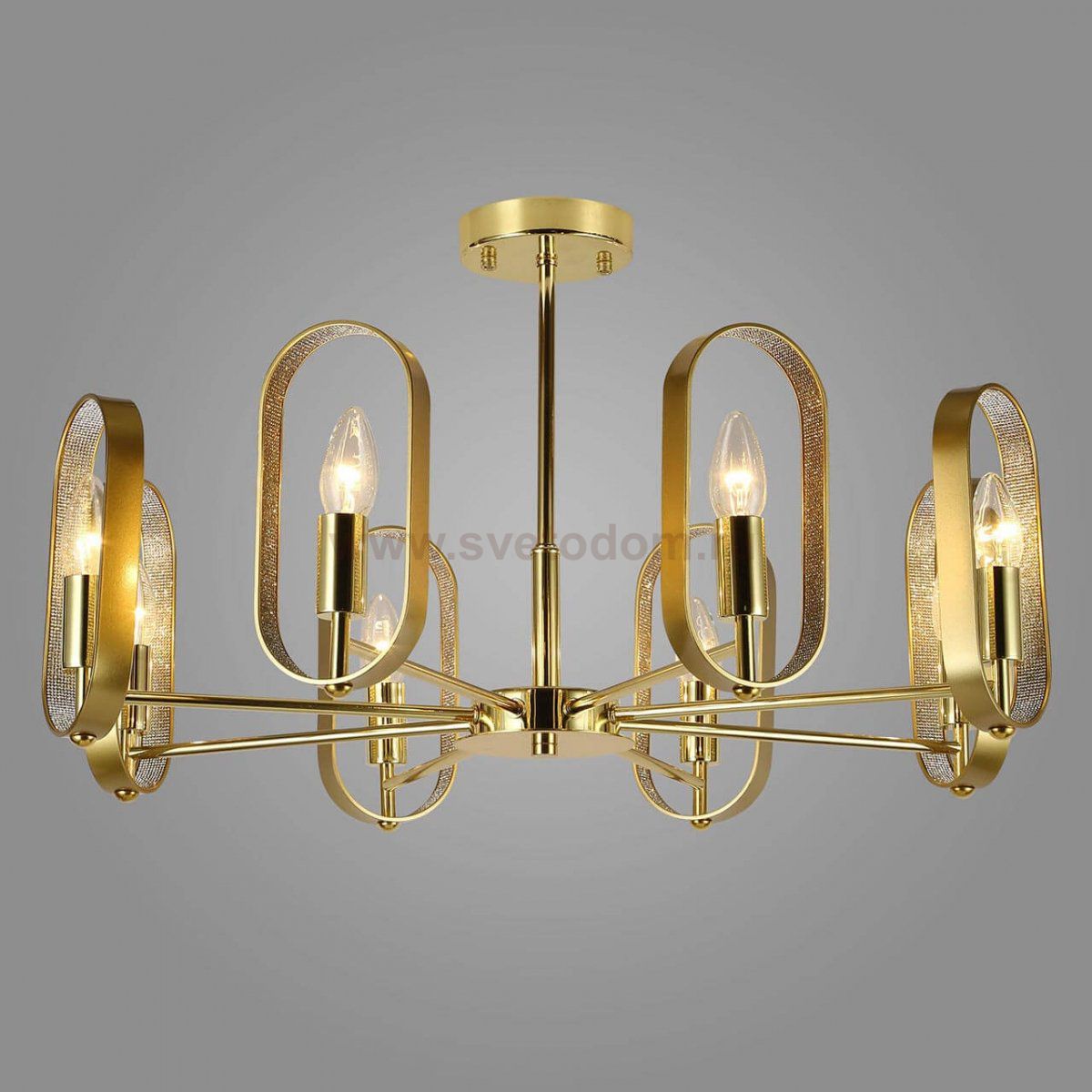 Люстра Defense Oval Gold Loft Concept 40.2495
