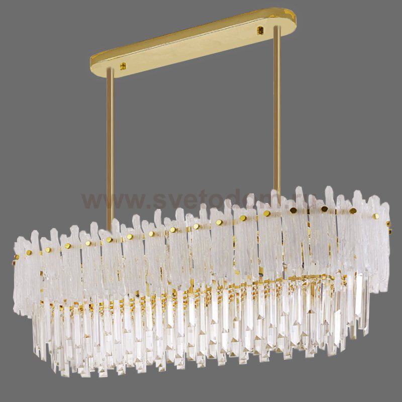 Люстра Murano Glass ICE Chandelier Rectangle Loft Concept 40.2522-0