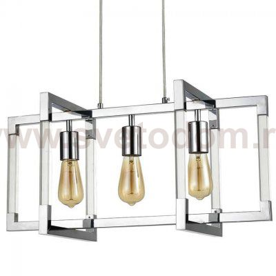 Подвесной светильник Transparent Strips Chromium 3 Loft Concept 40.2550