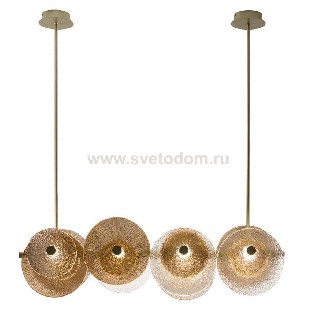 Люстра Chandelier Made in Champagne Decorative Glass Bronzed or Smoked Loft Concept 40.2561