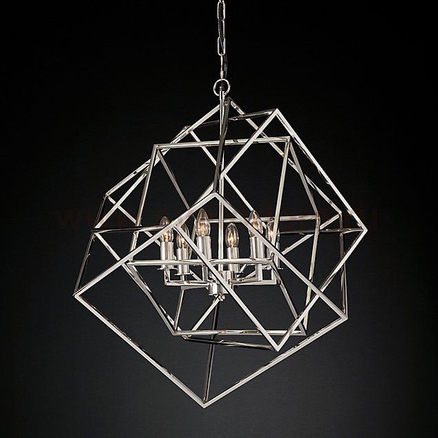 Люстра Restoration Hardware Caged Cubist Pendant Loft Concept 40.2577