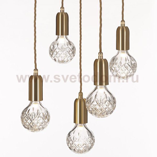 Подвесной светильник lee broom Ceare Crystal Bulb Chandelier Loft Concept 40.263