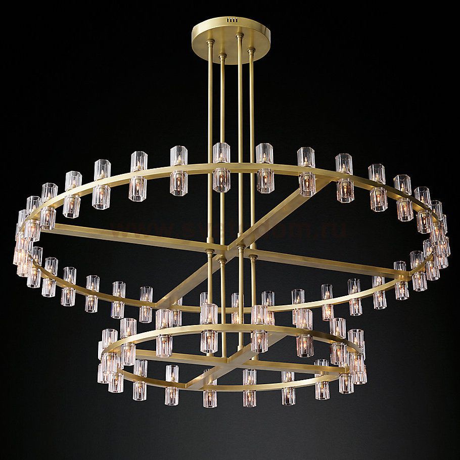 Люстра Restoration Hardware Arcachon Round 2-Tier Chandelier Loft Concept 40.2662