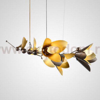 Дизайнерская люстра с природными мотивами LAVRA 8 flowers Loft Concept 40.2686