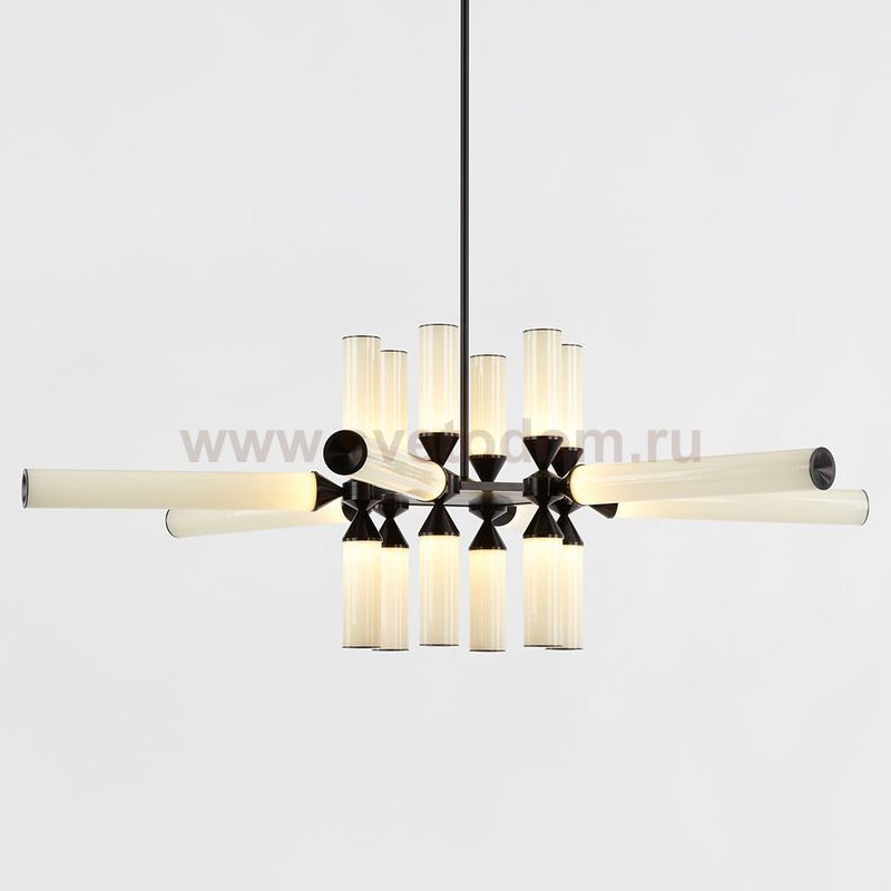 Люстра Castle 18-01 Black and White glass Loft Concept 40.2740