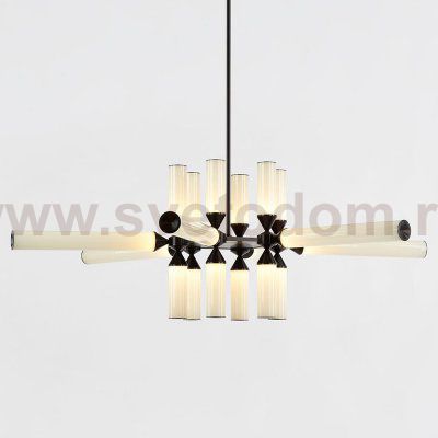 Люстра Castle 18-01 Black and White glass Loft Concept 40.2740