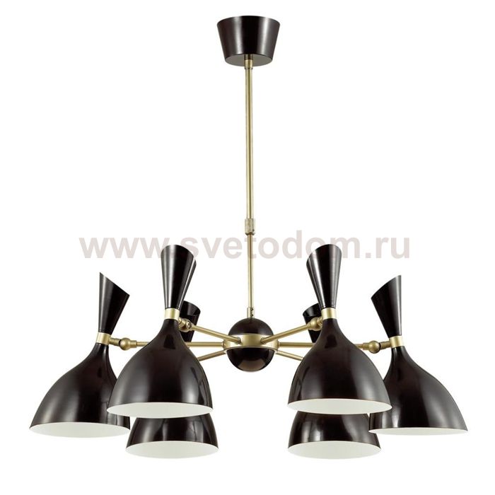 Люстра Duke Chandelier 6 black Loft Concept 40.2747
