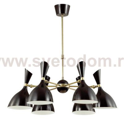 Люстра Duke Chandelier 6 black Loft Concept 40.2747