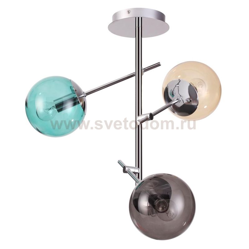 Люстра Bolle hanging 3 lamp Multi Color Loft Concept 40.2749-2