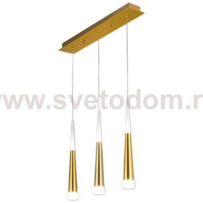 Люстра Vibia Slim Jordi Vilardell Gold 3 подвеса Loft Concept 40.2800-1