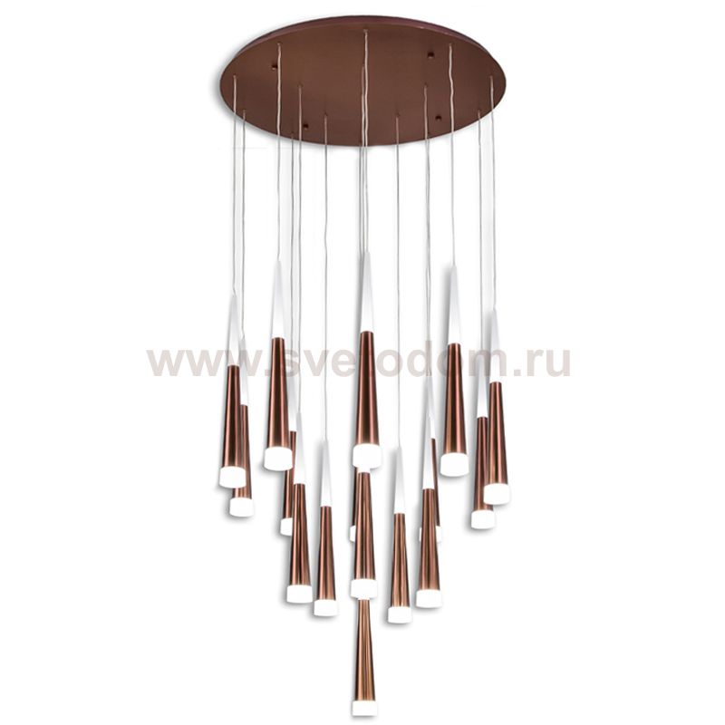 Люстра Vibia Slim Jordi Vilardell CopperCascade 16 Loft Concept 40.2801-1