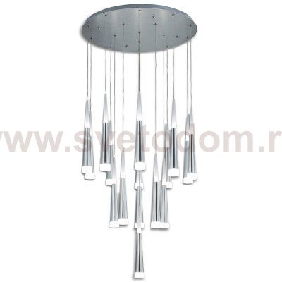 Люстра Vibia Slim Jordi Vilardell Silver Cascade 16 Loft Concept 40.2802-1