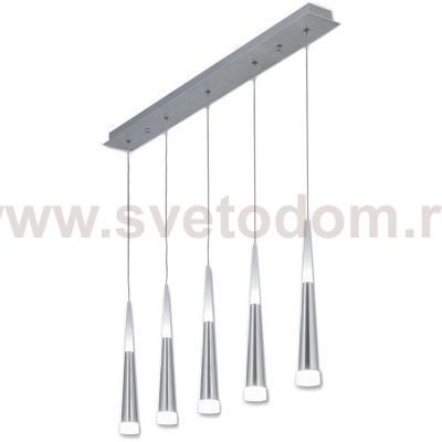 Люстра Vibia Slim Jordi Vilardell Silver 5 подвесов Loft Concept 40.2805-1