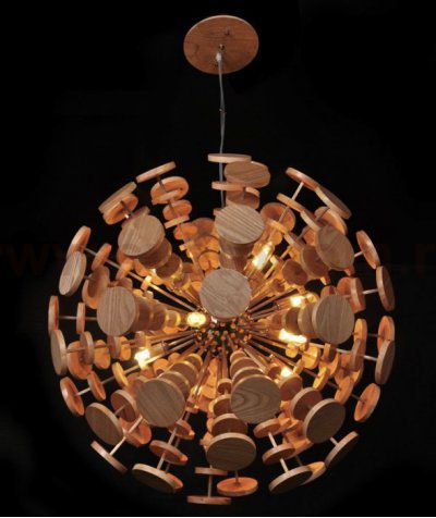 Люстра Wooden Glowworm Sphere Loft Concept 40.280