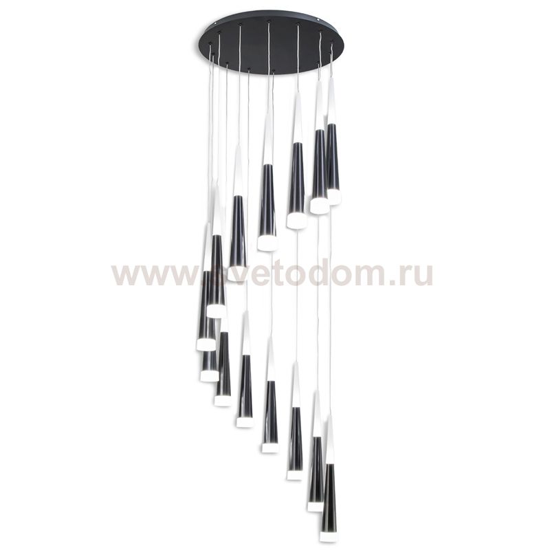 Люстра Vibia Slim Jordi Vilardell Black Cascade 14 Loft Concept 40.2811-1