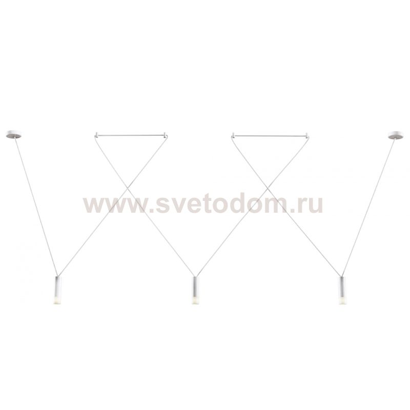 Wireflow LED White Suspension lam 3 патрона Loft Concept 40.2817