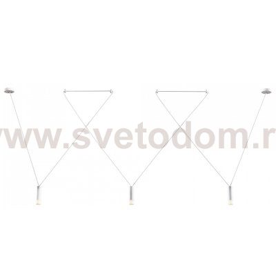 Wireflow LED White Suspension lam 3 патрона Loft Concept 40.2817