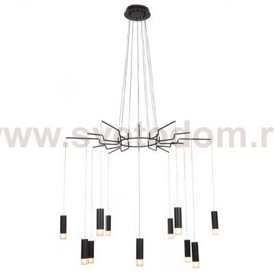 Wireflow LED Black Suspension lam 12 патронов Loft Concept 40.2819-1