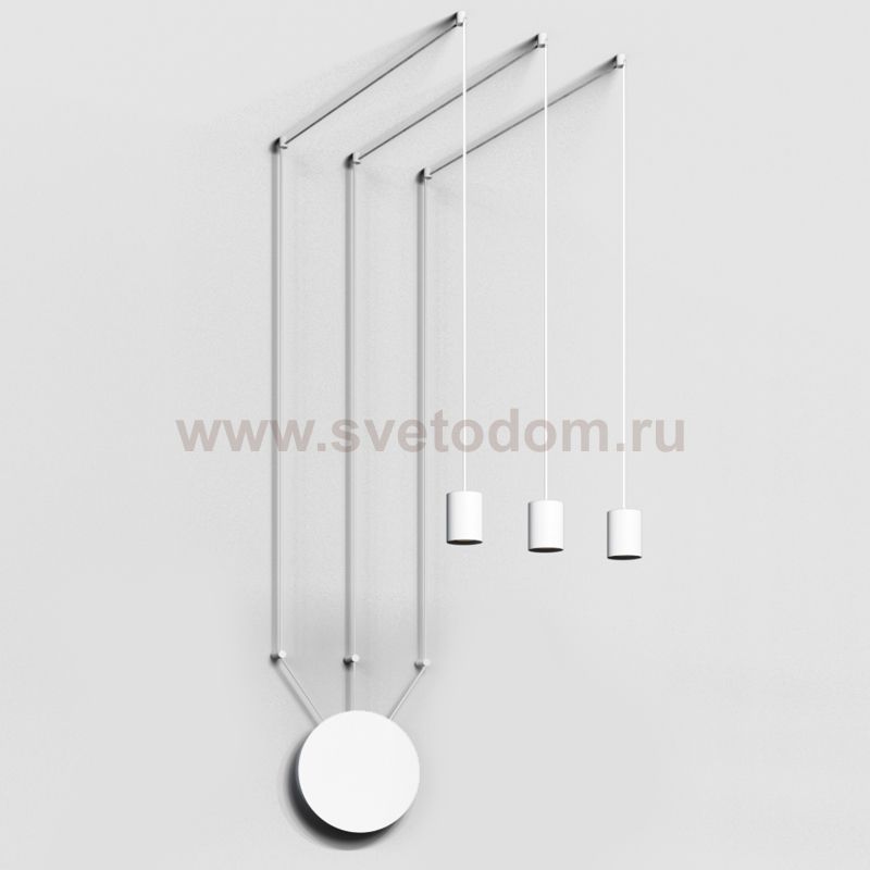 Подвес Wireflow FreeForm 0363 LED White 3 патрона Loft Concept 40.2820-1