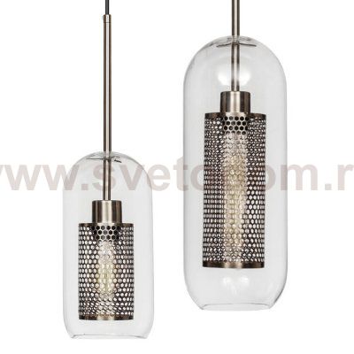 Perforation Pendant Lamp Nickel Oval Loft Concept 40.2833