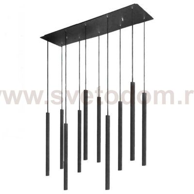 Светильник Trumpet Rectangle Black 10 плафонов Loft Concept 40.2843
